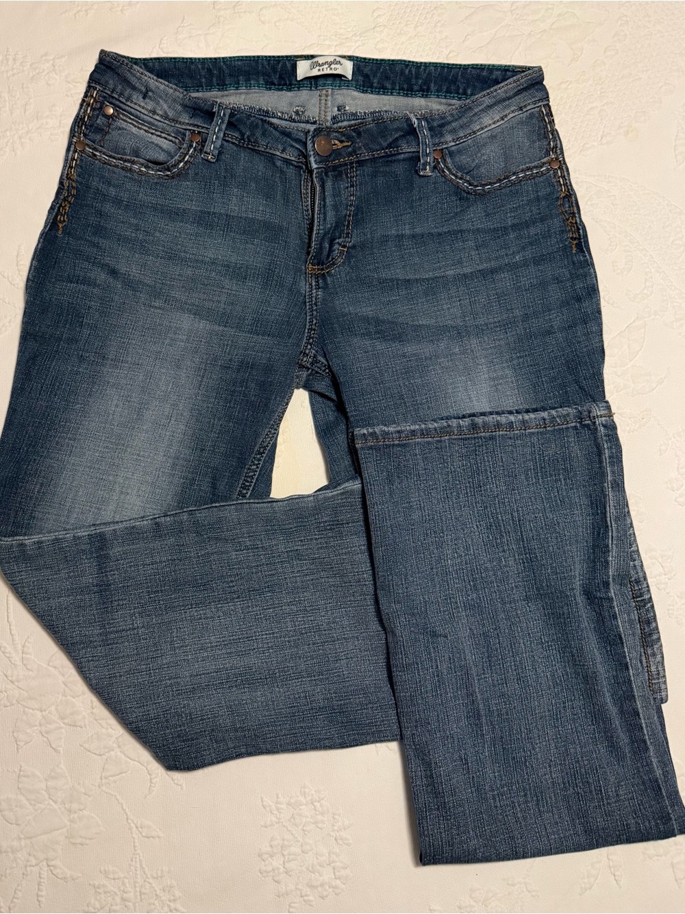 Wrangler low rise boot cut